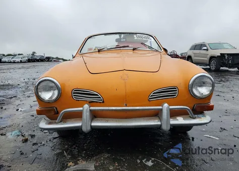 1971 Volkswagen Karmanghia из США, поврежденный, VIN 1412095162